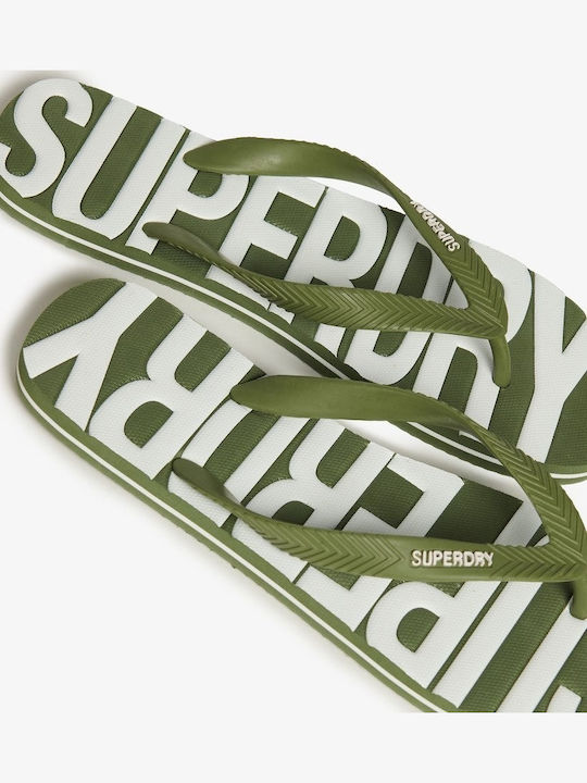 D3 Sdna Core Logo Flip Flop Men's Flip Flops Green MF310277A F5G
