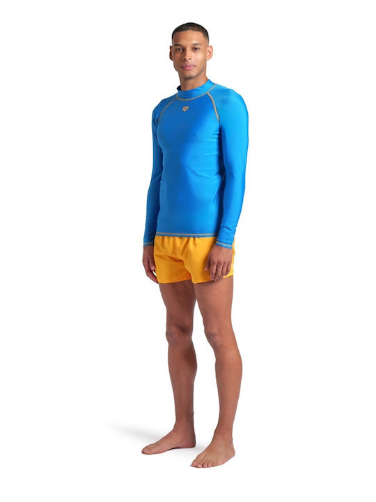 Arena Men's Long Sleeve Sun Protection Shirt Blue