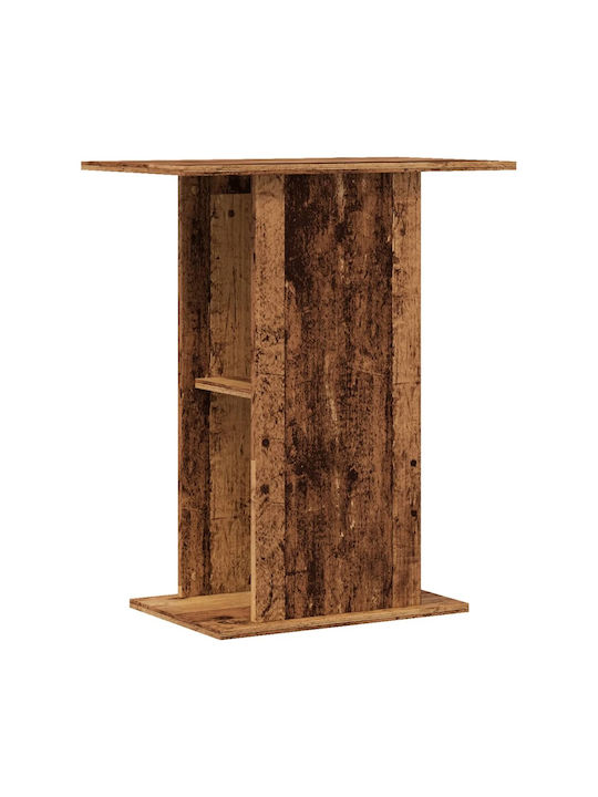 Vidaxl Aquarium Stand Old Wood Look 36x60.5x72.5 cm Processed Wood Brown