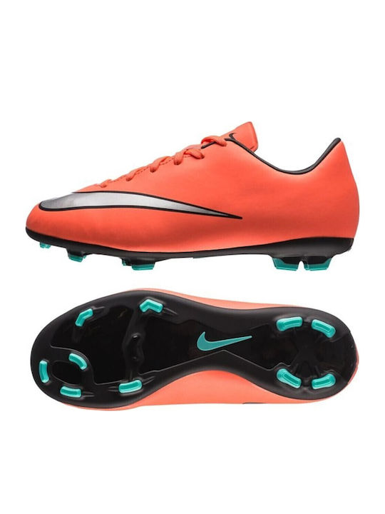 Mercurial Victory V FG GS FG Kids Soccer Cleats Molded Outsole Orange