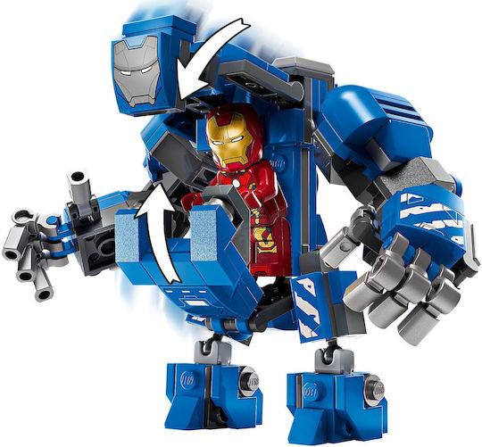 LEGO Marvel Iron Man's Laboratory - Hall of Armor for Ages 8+ 384 Pieces
