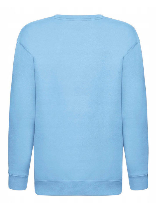 Fruit of the Loom Kinder-Sweatshirt Hellblau Sweatshirt