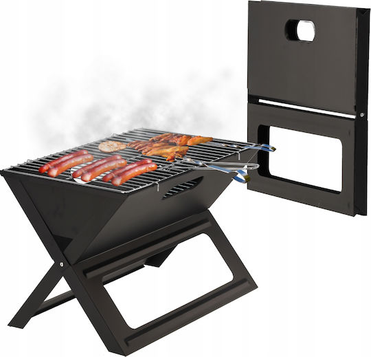 Chomik Tragbare Holzkohlegrill Mit einem Deckel 45x30cm