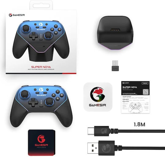 Gamesir Super Nova Kabellos Gamepad für Android / PC / Schalter / iOS Nightfall Blue