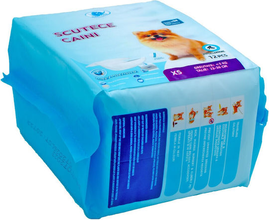 Clean Pets Schimb de scutece pentru câini Mici / Foarte mic 12buc