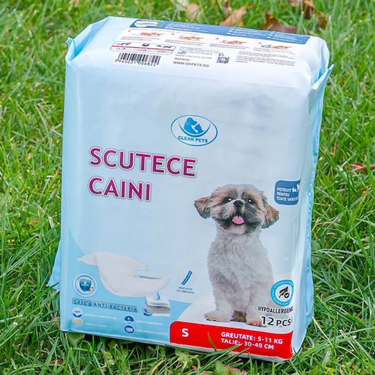 Clean Pets Schimb de scutece pentru câini 12buc