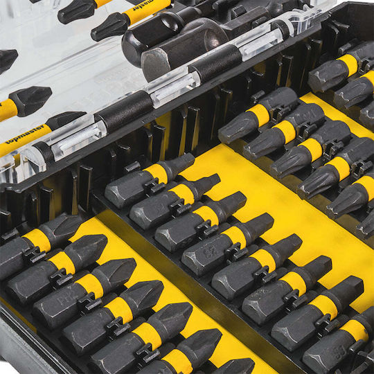 Set de biți pentru șurubelniță cu impact 42 bucăți Topmaster