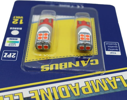 Rchang Λάμπα Αυτοκινήτου T10 Canbus LED Κόκκινο 12V