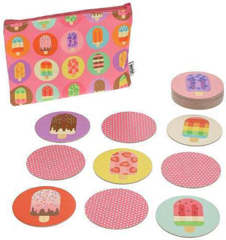 Petit Collage Mix & Match Παγωτά Educational Game Knowledge for 3+ years Years Old