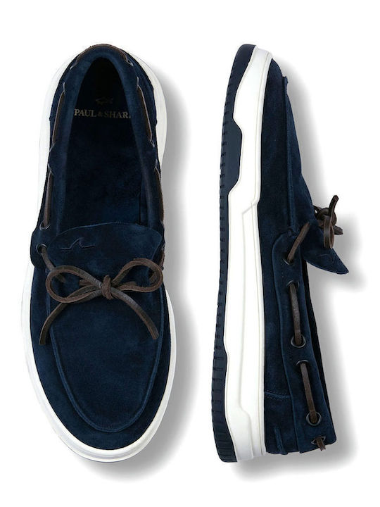 Men's Suede Moccasins Blue