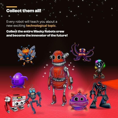 CircuitMess Diy Mini Robots Capacitron STEM Εκπαιδευτικό Παιχνίδι Ρομποτικής για 7+ Ετών