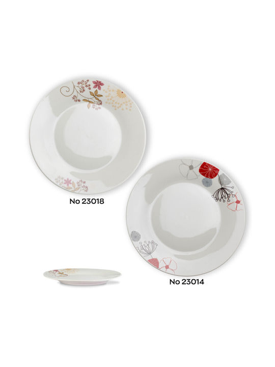Viosarp Plate Shallow made of Porcelain White with Diameter 23cm