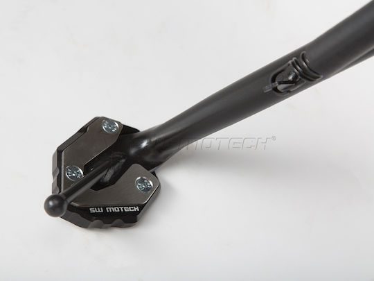 SW-Motech Motorcycle Peripheral Parts Side Stand Extension in Black Color STS.06.525.10000