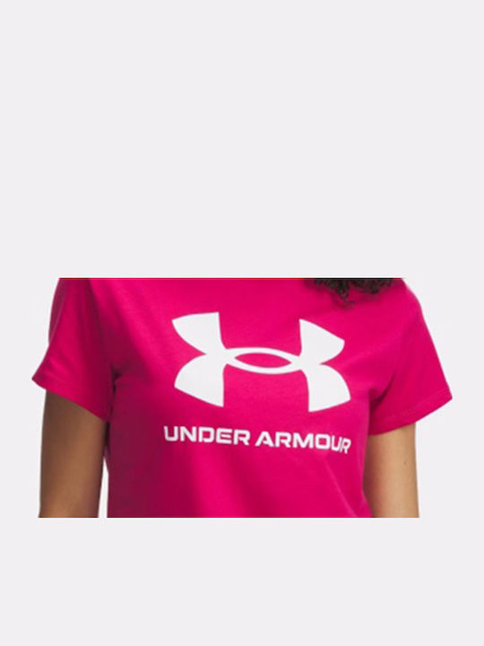 Women's Athletic T-shirt Fuchsia