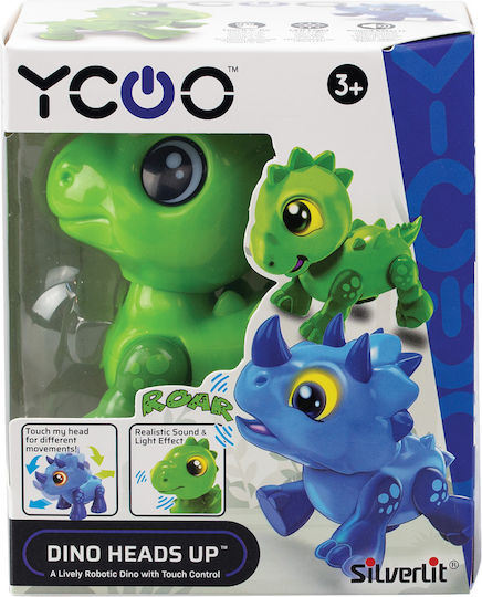 Silverlit Ycoo Dino Heads Up Ηλεκτρονικό Ρομποτικό Παιχνίδι για 3+ ετών
