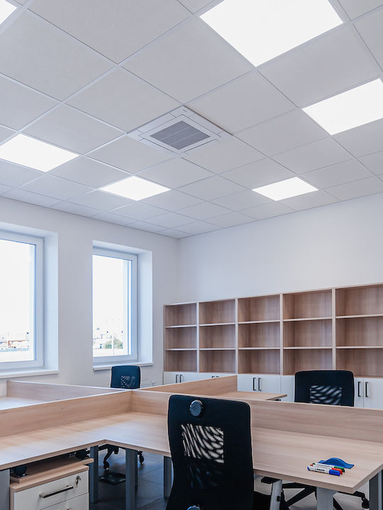 Eko Light LED Panel 48W με Φυσικό Λευκό Φως 4000K