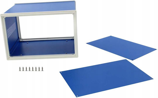 Blaue Metallgehäuse-Instrumente 120x320x268mm