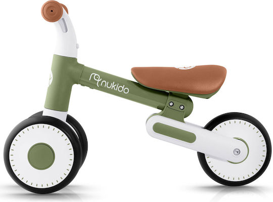 Nukido Bicicletă de Echilibru pentru Copii Verde