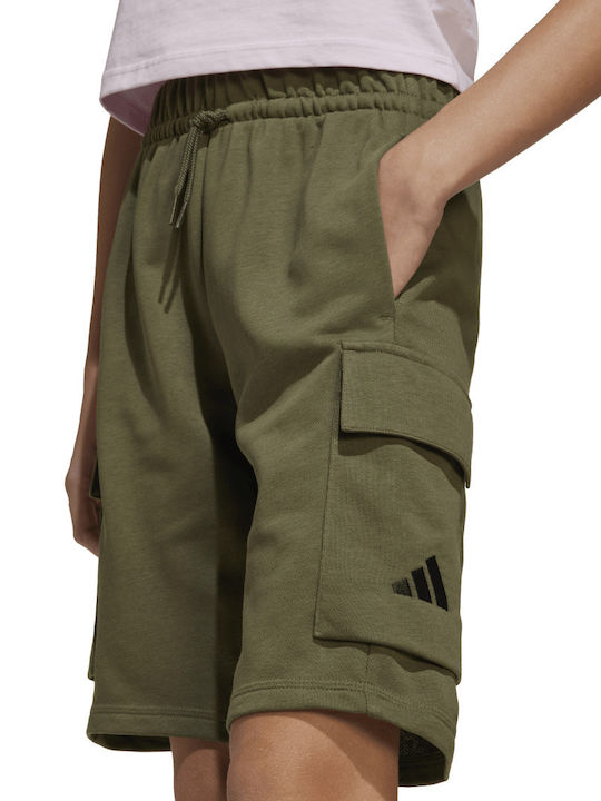 Sportliche Kinder-Shorts/Bermudas Essentials Khaki