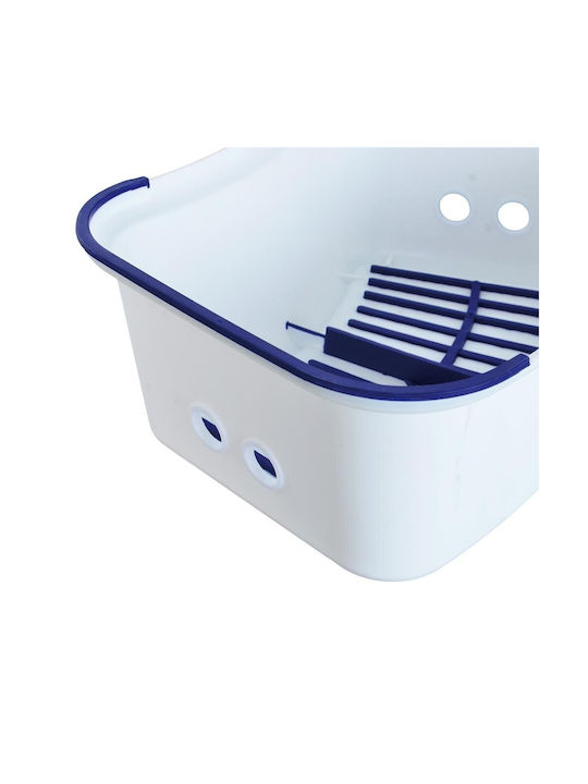 Stool For Living Room Plastic White 36x26x16cm