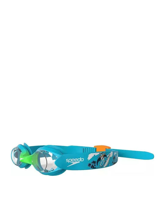 Speedo Infant Illusion Swimming Goggles Kids Light Blue