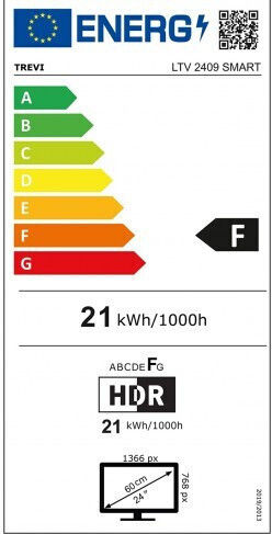 Trevi Smart Τηλεόραση 24" HD Ready LED LTV-2409 (2023)