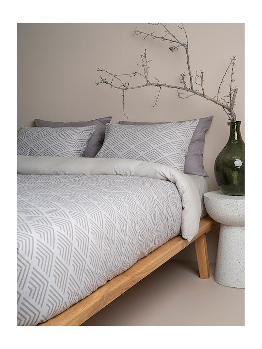 Sunshine Duvet Cover Cotton Single 170x250 Cotton Feelings 2048 Grey