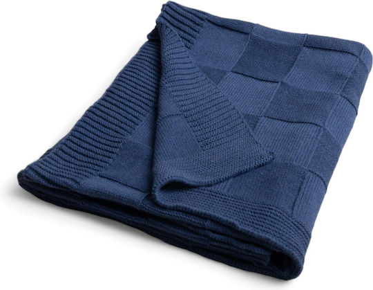 Matex Pătură Pepinieră Swaddling pături 100% bumbac Albastru 80x100cm
