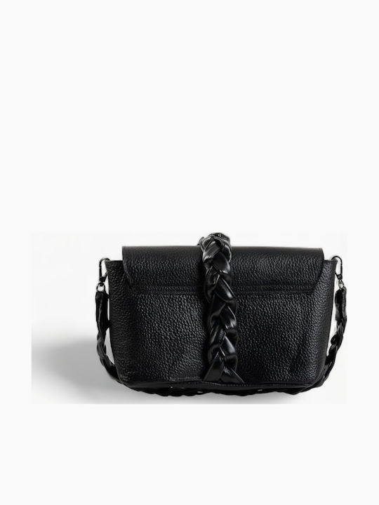 Leather Women's Bag Shoulder Black