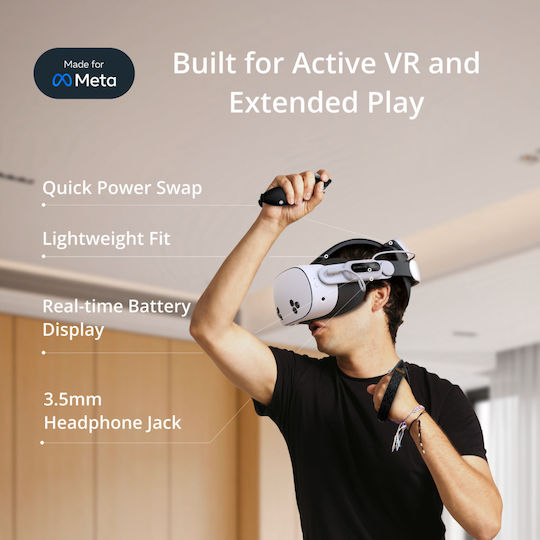 Bobovr E3 Pro Λουράκι Μπαταρίας Meta Quest 3s & Quest 3