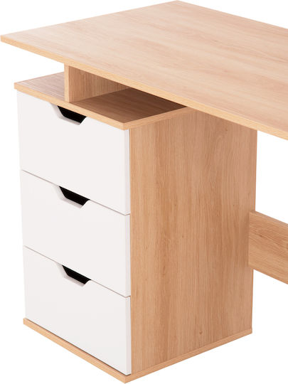 Desk Colt Wooden White-sonama 120x53x75cm