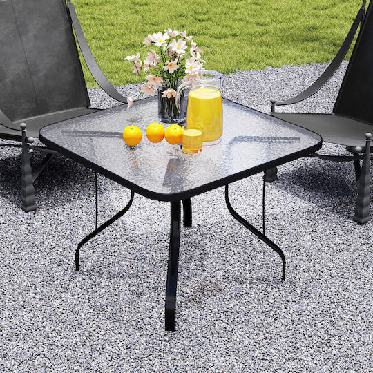 Tisch Stabil Black 96.5x96.5cm