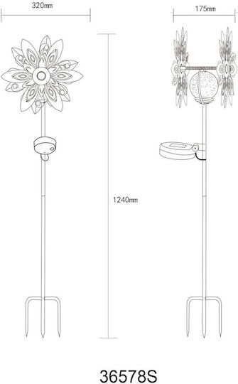 Globo Lighting Solar Light with Warm White Light 3000K