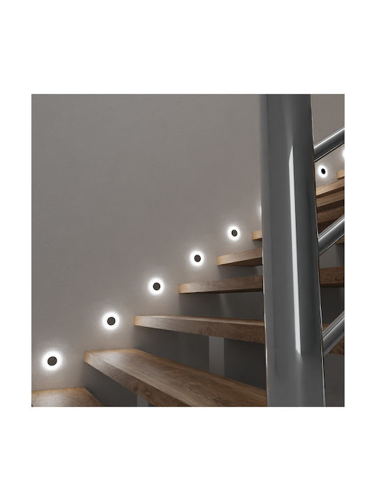 Eko Light Spot Încorporat cu LED Integrat și Lumină Alb Natural Alb 1buc