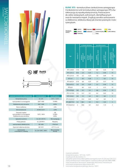 10x Shrink Sleeve Rts 2.4/1.2 Clear