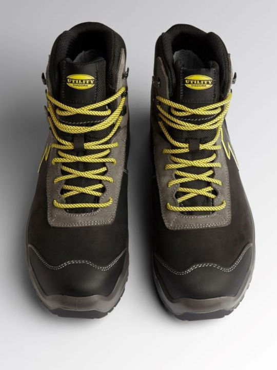 Utility Diadora Αδιάβροχο Μποτάκι Ασφαλείας Μαύρο Sport Diatex High S7s Fo Ci Sr En Iso 20345:2022 181119 Utility Diadora Αδιάβροχο Μποτάκι Ασφαλείας Μαύρο Sport Diatex High S7s Fo Ci Sr En Iso 20345:2022 181119
