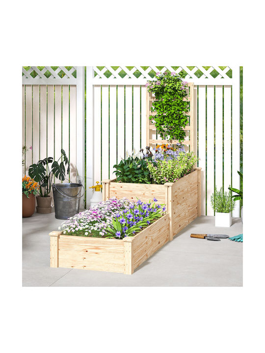 Outsunny Кутия за саксии Дърво Wood 84h-290v00nd