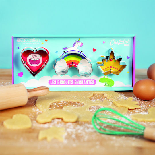 Set de Forme de Tăiat Biscuiți Magice Chefclub Kids