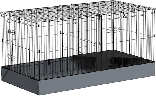 Pawhut Nagetierkäfig 121x61x61cm