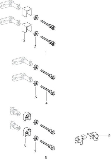 Geberit 111.080.00.1 Concealed Cistern Mounting Set