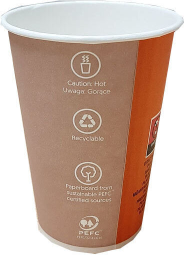 Disposable Cup Paper Brown 210ml 100pcs