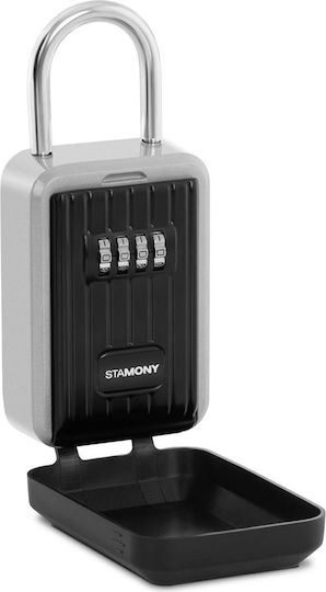 Stamony Aluminium Vorhängeschloss Messing mit Schlüssel 90mm 1Stück