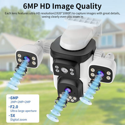 Vstarcam CS621SR IP Triple Κάμερα Παρακολούθησης Wi-Fi Full HD 1080p Αδιάβροχη με Αμφίδρομη Επικοινωνία και Φακό 4mm