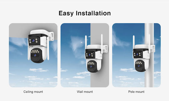 Vstarcam CB621DR IP Surveillance Camera Wi-Fi Full HD+ 3MP Waterproof Battery Powered with Two-Way Communication and Lens 4mm