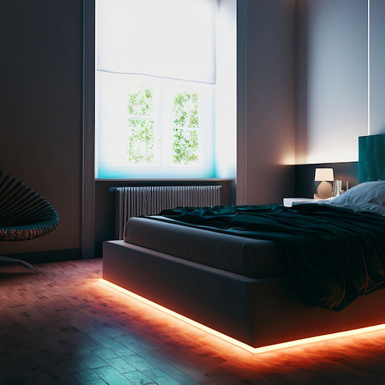 Eko Light Ταινία LED 24V Θερμό Λευκό Φως 30m Τύπου COB