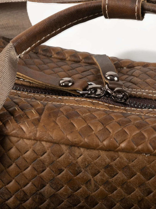Genui Leather Backpack Πράσινο
