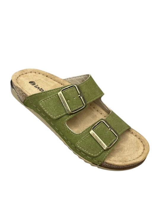 Women's Flat Sandals Anatomic in Khaki Color