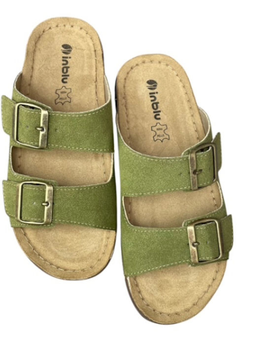 Women's Flat Sandals Anatomic in Khaki Color