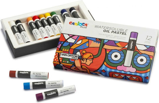 Carioca Oil Pastels 12 Colours