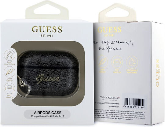 Guess Charm Case Silicone in Gold color for Apple AirPods Pro 2